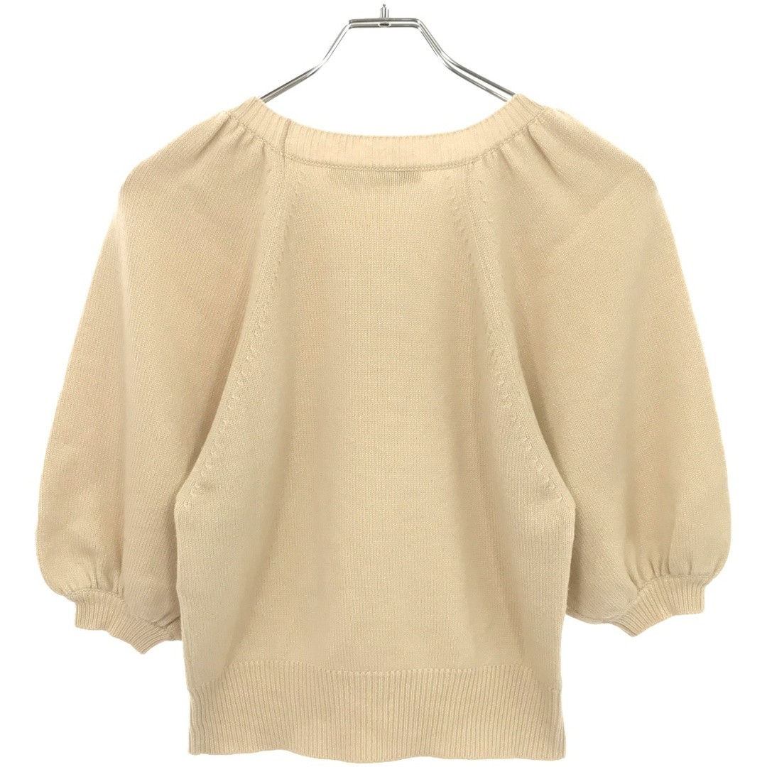 Dior Christian short sleeve cashmere knit sweater 7C24594AM550 beige Used MESC-0 thumbnail 2