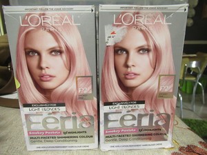 2 Pack Loreal Feria Pastels Hair Color P2 Smokey Pink 71249315286 Ebay
