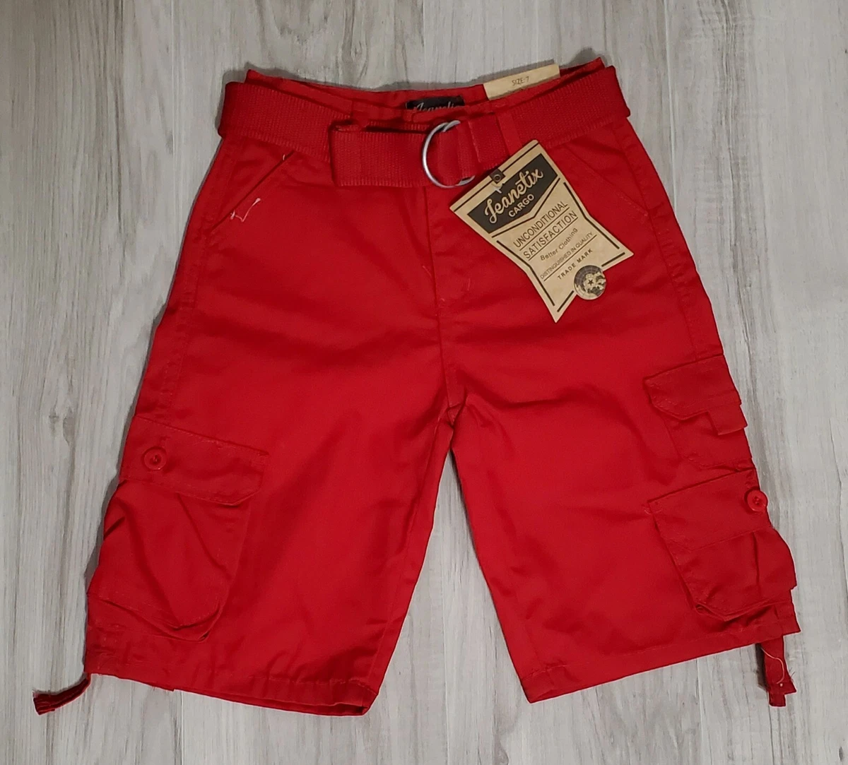 School cargo hotsell shorts