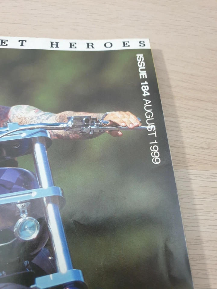 Back Street Heroes Issue 184 Aug 1999 International Custom Motorcycle Magazine - Image 2 of 4