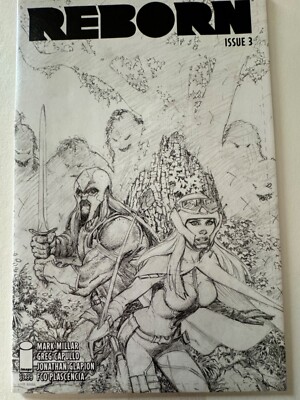 Reborn #3 Sketch Comic 1st Print Unread NM- to NM+