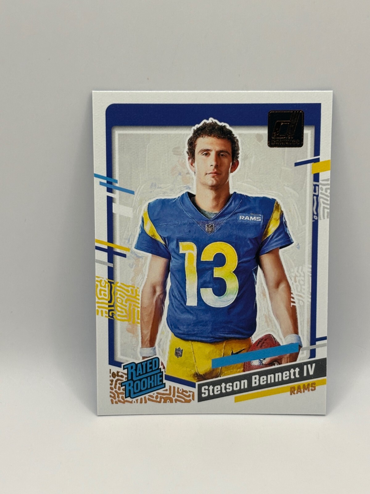 2023 Panini Donruss - Stetson Bennett IV Rated Rookie Portrait #33 LA Rams (RC)