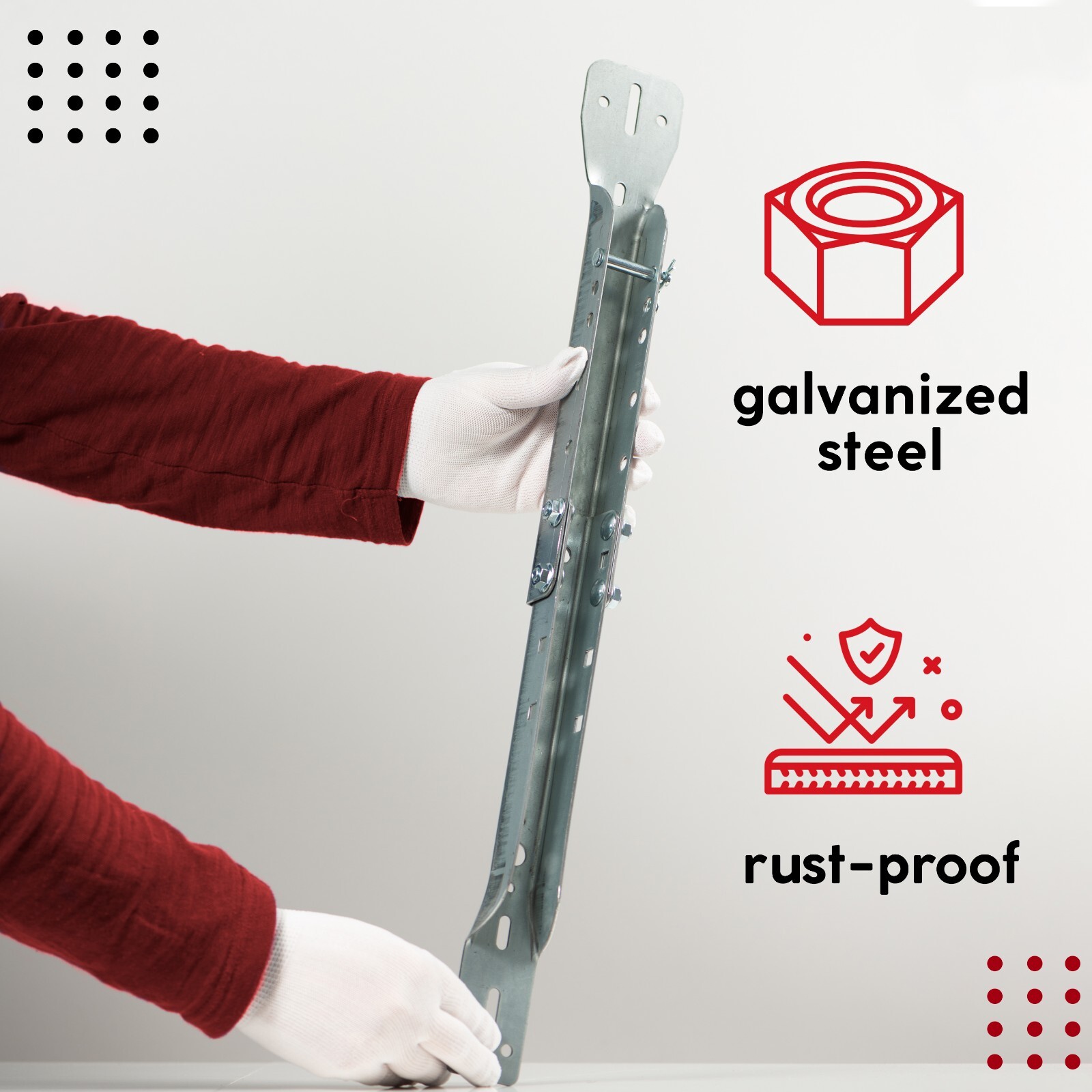 Garage Door Opener Reinforcement Adjustable Bracket, Garage Door Parts eBay