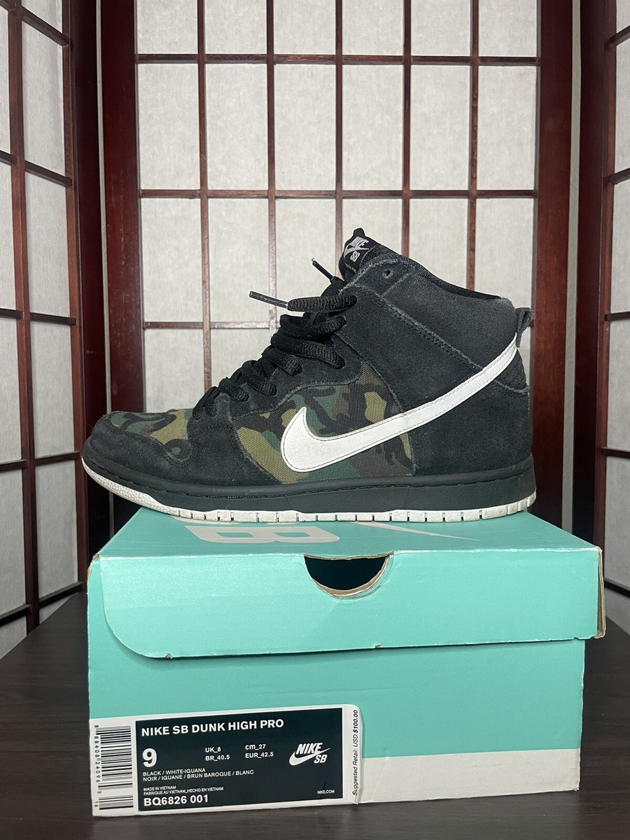 Size Nike SB Dunk High Camo 2019 888408240965|