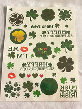 ST Patrick's Day Tattoo Sheet