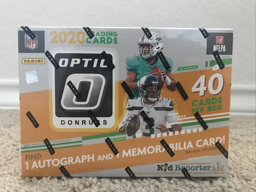 2020 Panini Donruss Optic Football Mega Box Target 1 Auto and Memorabilia Card