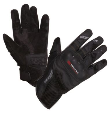 Modeka Sonora schwarz rot Gr. L8 lang Motorradhandschuhe Sommerhandschuhe