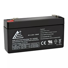 6V 1.2AH F1/T1 Sealed Lead Acid Battery FOR DJW6-1.2 6V1.3AH 6V1.4AH 6V1.2AH LP6