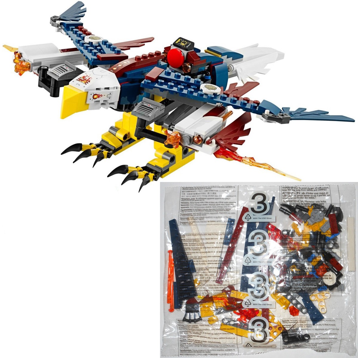 LEGO 70142 Eris' Fire Eagle Flyer -- NEW SEALED BAG #3 ONLY