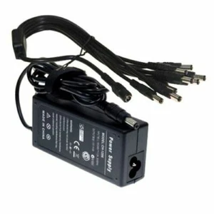 12V 8CH Adapter Power Supply Cord 8 Port For CCTV Security Camera System