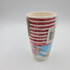 Super Mario Bros. Nintendo NES Party Napkins & Cups Princess Mario  1988 