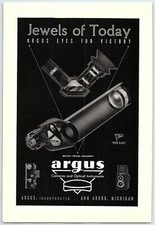 1940s ARGUS CAMERAS AND OPTICAL INSTRUMENTS MILITARY FULL PAGE PRINT AD Z5289