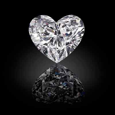 5 Karat Lose Cvd Kunstdiamanten Grown Diamant 11.50 MM Herz D Farbe, Fl Klarheit