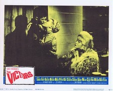 THE VICTORS Original Lobby Card 3 Vincent Edwards Albert Finney George Hamilton