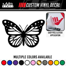 Butterfly Vinyl Decal Sticker  Wings Cute Summer Spring Monarch 501