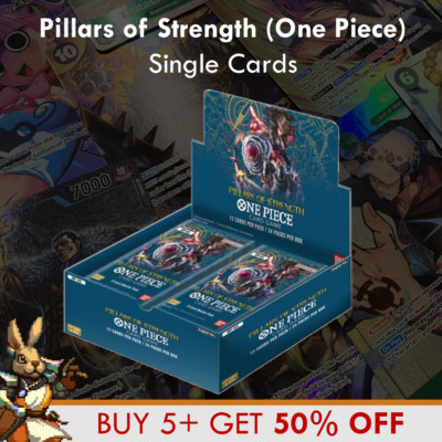 Pillars of Strength Kartensingles OP-03 (ENGLISCH) - One Piece Sammelkartenspiel
