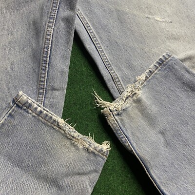 Vintage Levis 560 Jeans Mens 36 Light Wash Loose Fit Tapered Leg