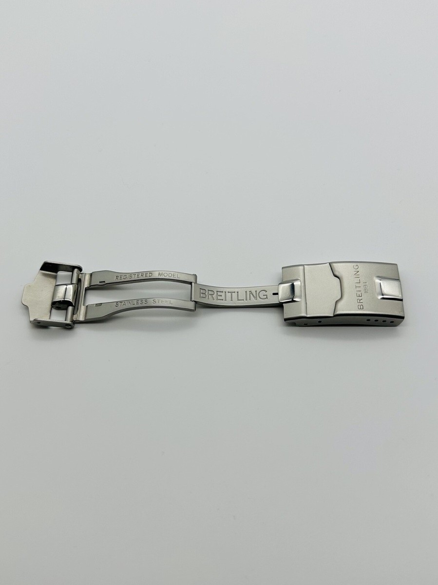 Breitling Deployment Folding Clasp 18mm / 16mm Stainless Breitling Deployment Folding Clasp 18mm / 16mm Stainless