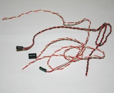 H.D.D. LED Computer Motherboard Cut Wires Cables Open Ends Red