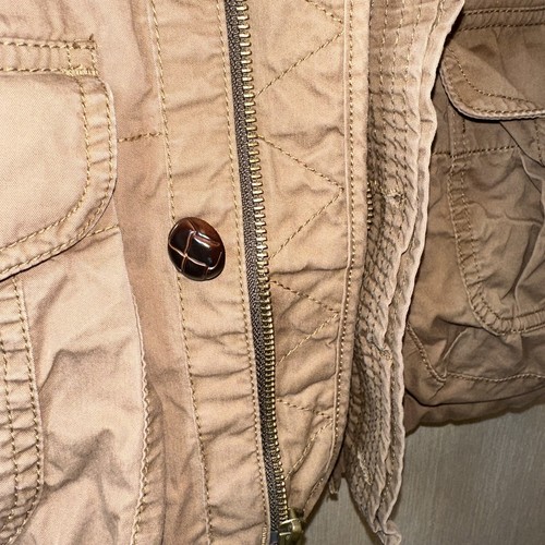Gap Kids Jacket M(8) Brown Removable Fur Collar, Trendy - Picture 8 of 13