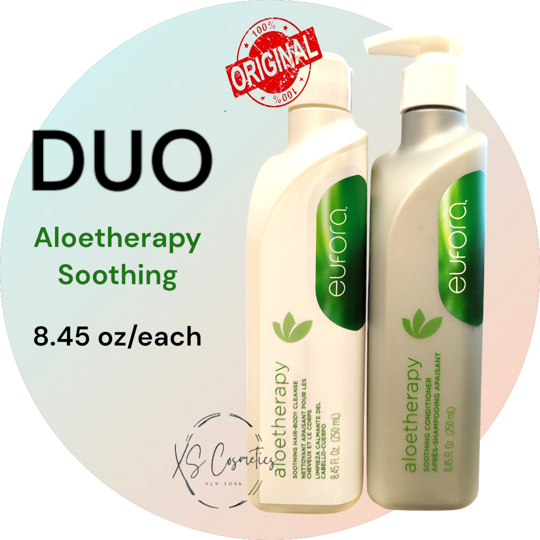 Eufora Aloetherapy Успокаивающий кондиционер для очищения волос и тела, 8,45 унций DUO - НОВИНКА