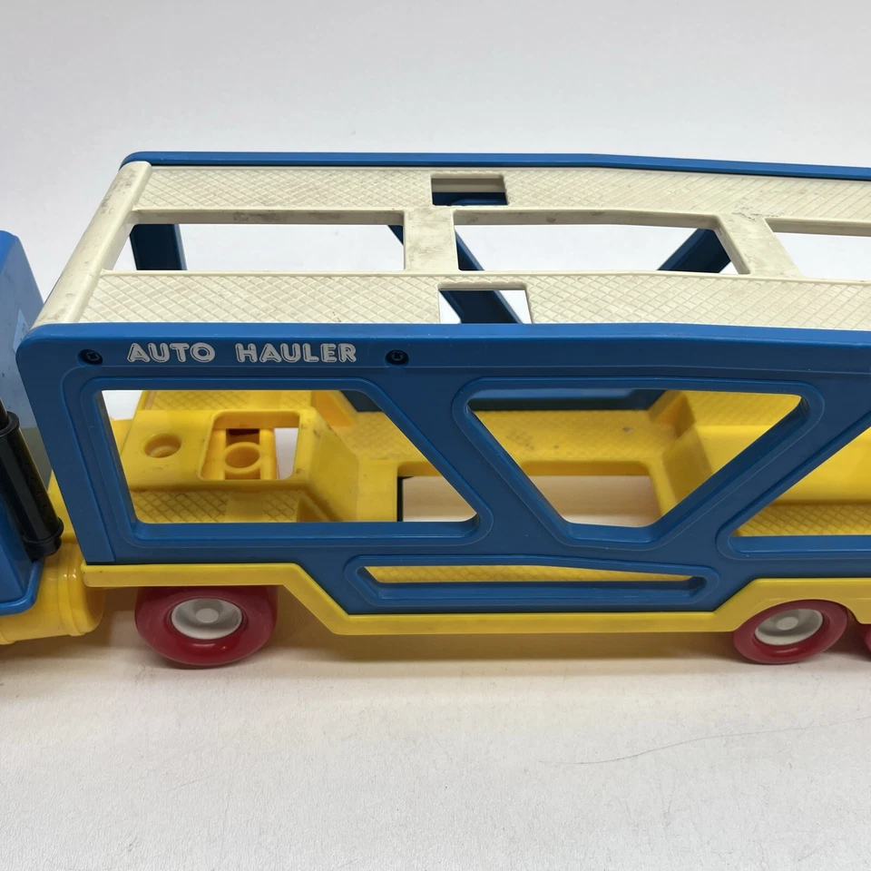 老式 1987 年 My First Buddy L 赛车托架汽车托架半卡车 🔥 — 第 4/4 张图片