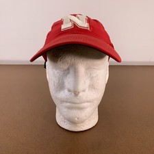 Nebraska Cornhuskers Adidas Youth One Size Red Adjustable Strap Back Cap