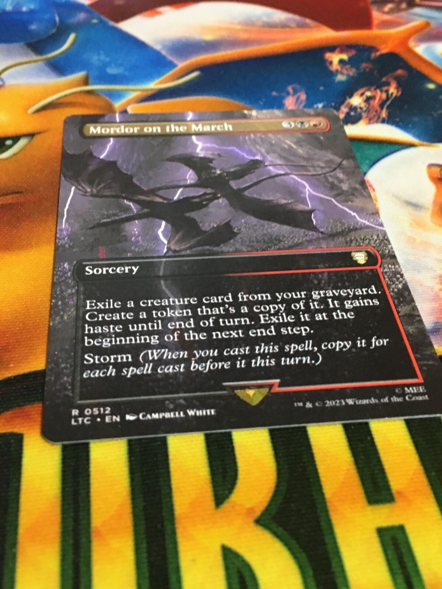 C5183 MAGIC MTG COMMANDER LORD RINGS LOTR MORDOR ON THE MARCH
