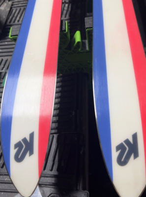 K2 skis, vintage 1998 Winter Heat M5 Electra 190cm Moseley Nagano