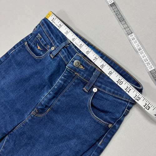 RM Williams Blue Skinny Fit Mid Rise Stretch Denim Jeans Women's W24" L28" - Picture 11 of 16