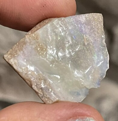 28.3ct 29.3c24.7x8mm Solid Australian Andamooka Painted Lady Opal Rough Specimen