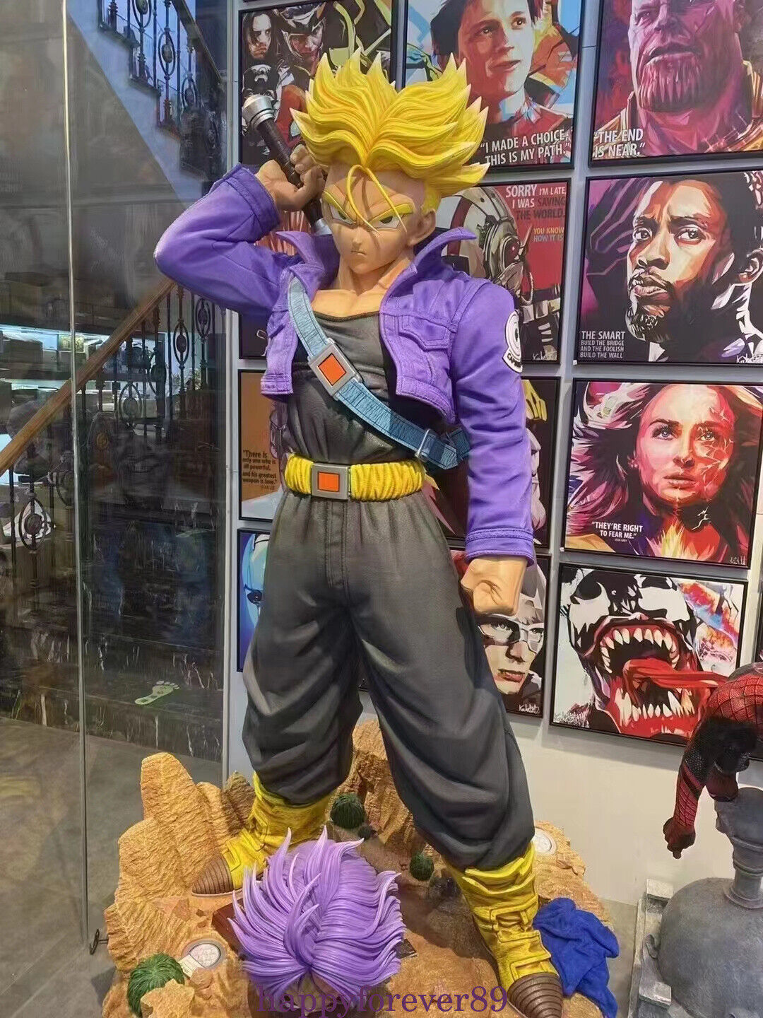 Dragon Ball Z Trunks Statue Taille Réelle MRC