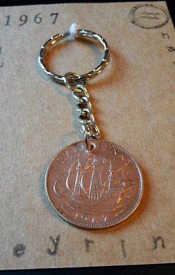 lucky half penny birth year 1967 wedding anniversary birthday gift  UK