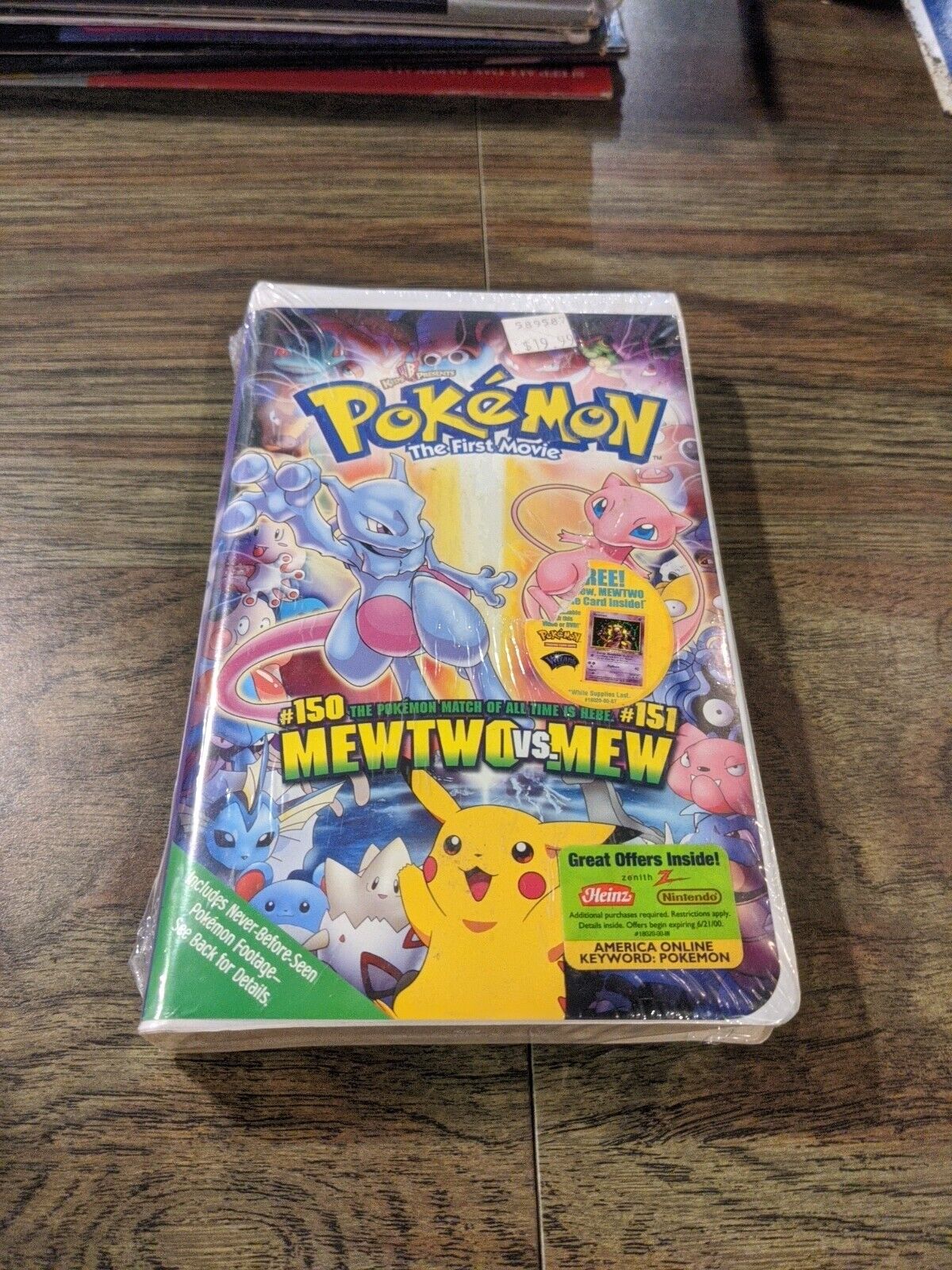 Pokémon: Mewtwo Returns VHS 