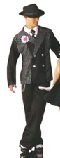 Zoot Suit Adult Medium Jacket  Pants Only Dance Costume Gangster Showcase New