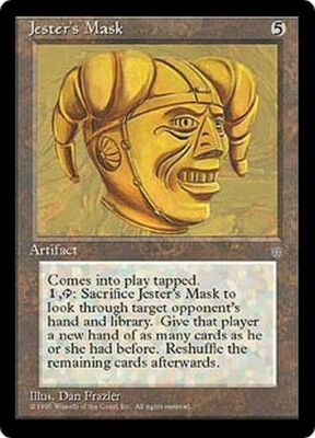 MTG MAGIC THE GATHERING - JESTER'S MASK - ICE AGE - TOP!