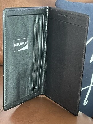DISCOVER CREDIT CARD Discover Server Waiter Waitress Book Server Book Restaurant Cash Zipper Pocket