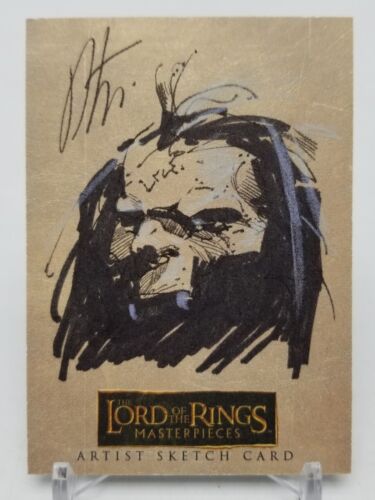 Topps Lord of the Rings Masterpieces "LURTZ" Robert Teranishi Artist Sketch 1/1 - Picture 1 of 5