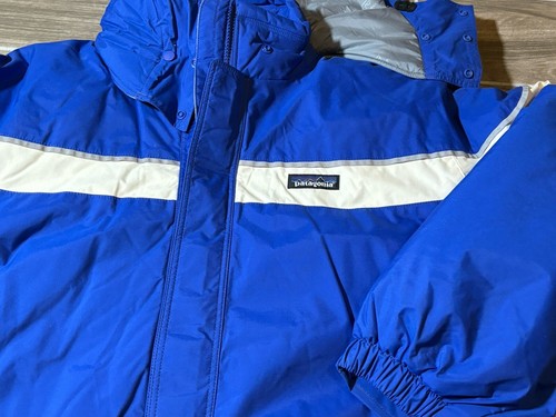 Kid's Patagonia Snow Ski Puff Lined Winter Jacket XL (14) Blue MSRP $199 - Picture 2 of 8