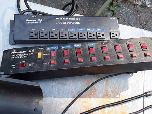 Large Lot Of Dj Equipment Lights And Controls - Picture 2 of 24