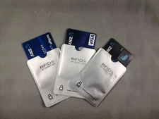 RFID BLOCKING SLEEVE 6 x CardShield™ CREDIT/DEBIT IDENTITY THEFT PROTECTION  