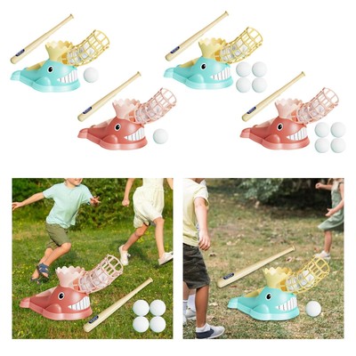 Pitching-Maschine für Kinder, Schlagmaschine, halbautomatisches Baseball-Set