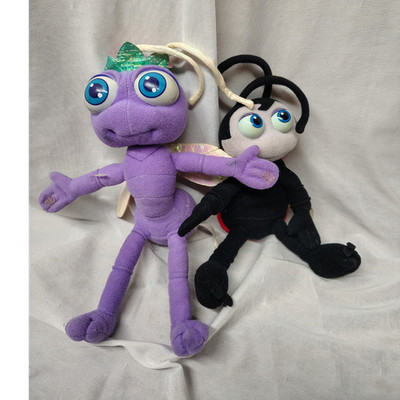 Mattel Disney Pixar A Bug's Life Plush Small Princess Atta Ladybug Francis 1998