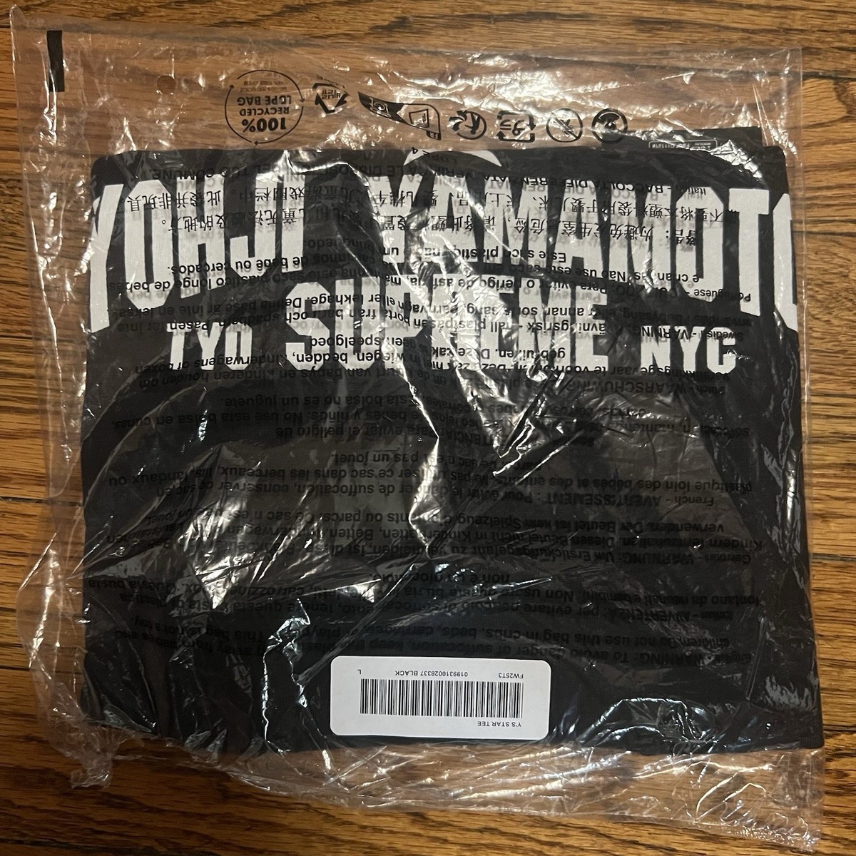 Supreme Y's by Yohji Yamamoto Star Tee Black Size: L | eBay