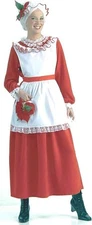 FORUM CLASSIC MRS. CLAUS ADULT WOMEN'S COSTUME ONE SIZE UP TO SIZE 14/16 61398