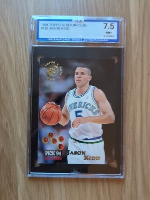  1994 Topps Stadium Club - #190 Jason Kidd - Dallas Mavericks - Rookie - ISA 7,5