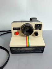 Vintage 1970's Polaroid ONE STEP RAINBOW Instant Film Land Camera SX-70 Clean 