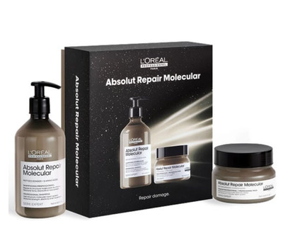 L Oréal Absolut Repair Molecular 16.9 fl. oz. Shampoo & 8.5 fl. oz. Mask