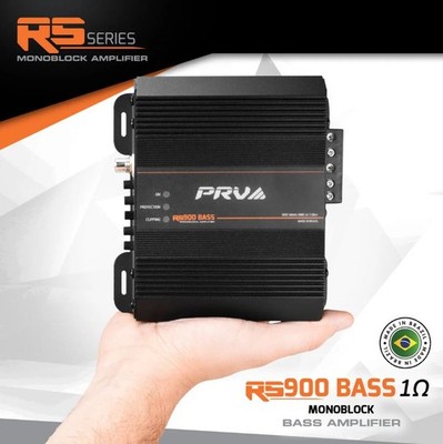 PRV AUDIO RS900 BASS 1 OHM CLASS-D 1-CHANNEL MONOBLOCK AMPLIFIER 900W RMS @ 1Ω