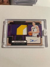 Dalton Knecht 2025 Panini One and One #PJA-KNE 21/25 Patch Jersey